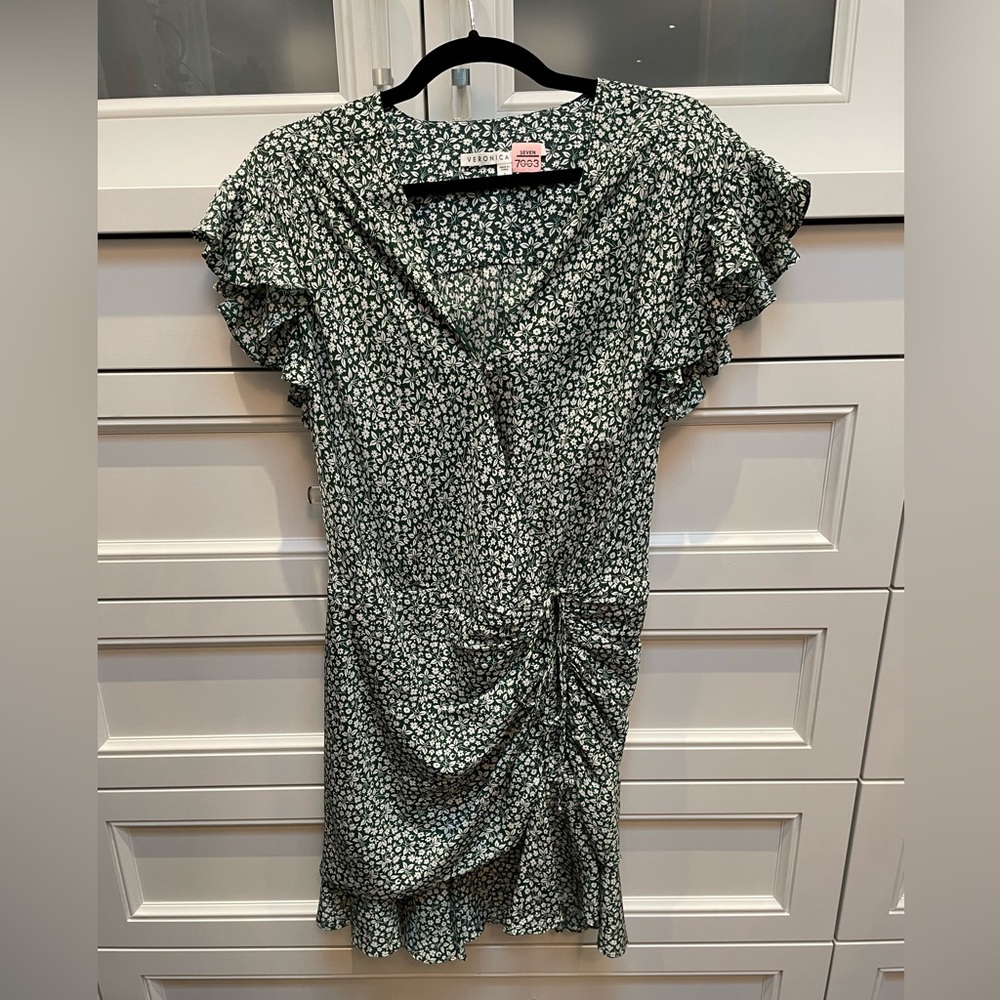 VERONICA BEARD printed 100% SILK dress